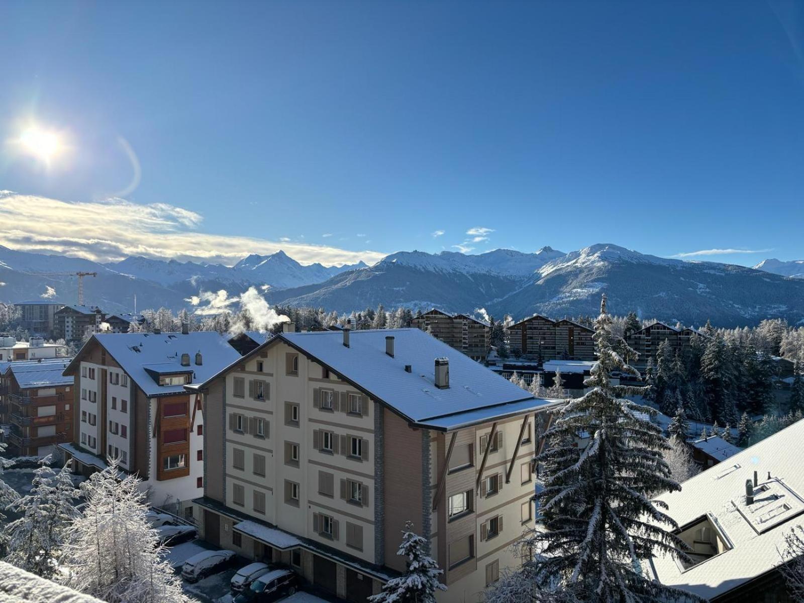 Апартаменти L'Eperon Center Crans Wonderful View Екстер'єр фото