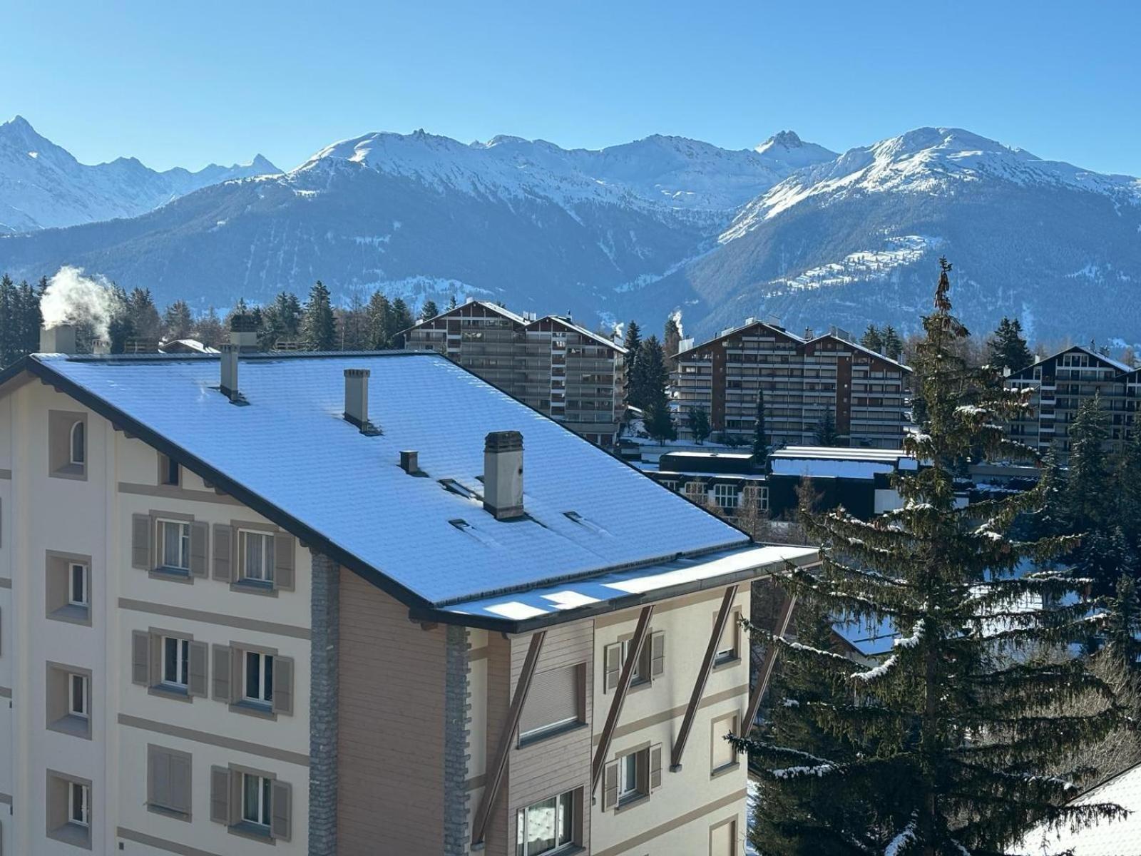 Апартаменти L'Eperon Center Crans Wonderful View Екстер'єр фото