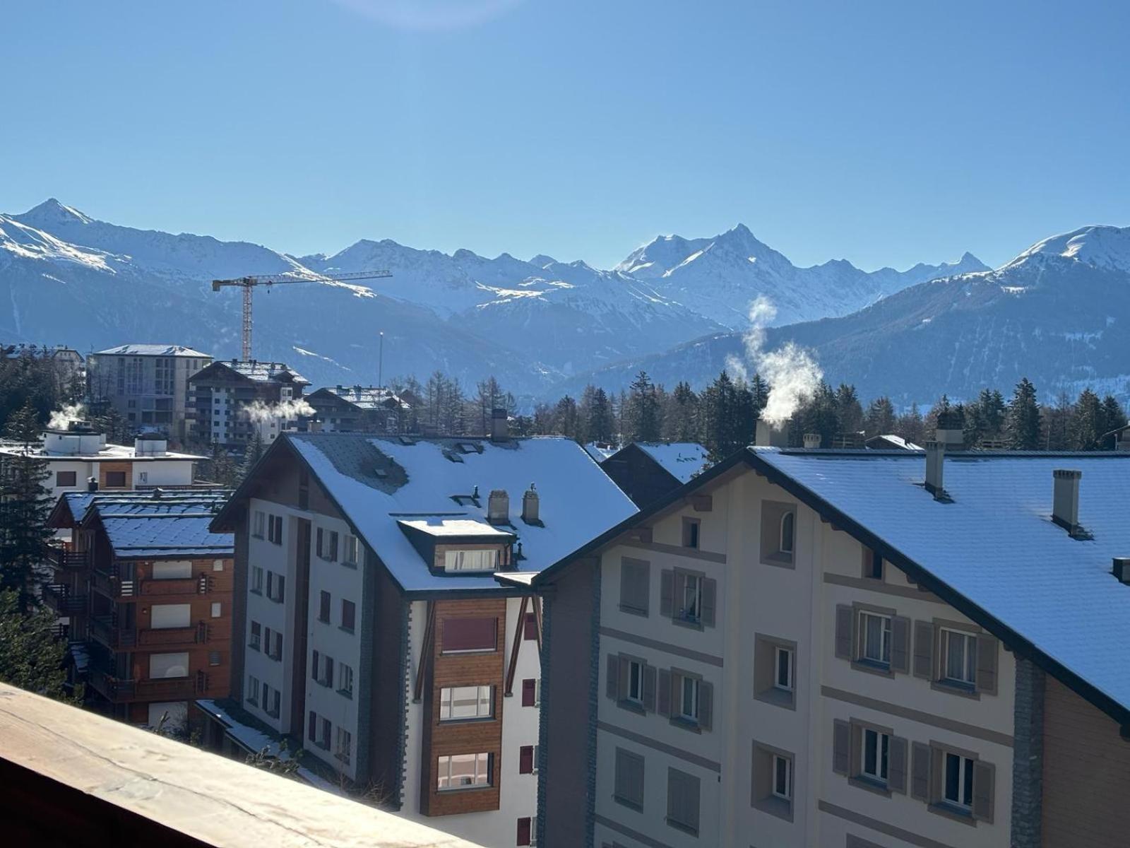 Апартаменти L'Eperon Center Crans Wonderful View Екстер'єр фото