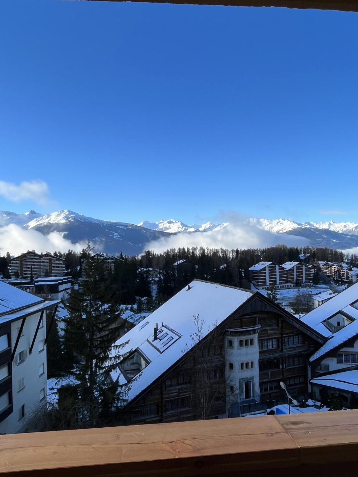 Апартаменти L'Eperon Center Crans Wonderful View Екстер'єр фото
